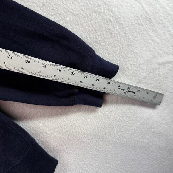 Vintage Mossimo Sweater Men's Medium Blue 1/4 Zip Pullover Skater Surfer 90s y2k - Picture 8 of 10